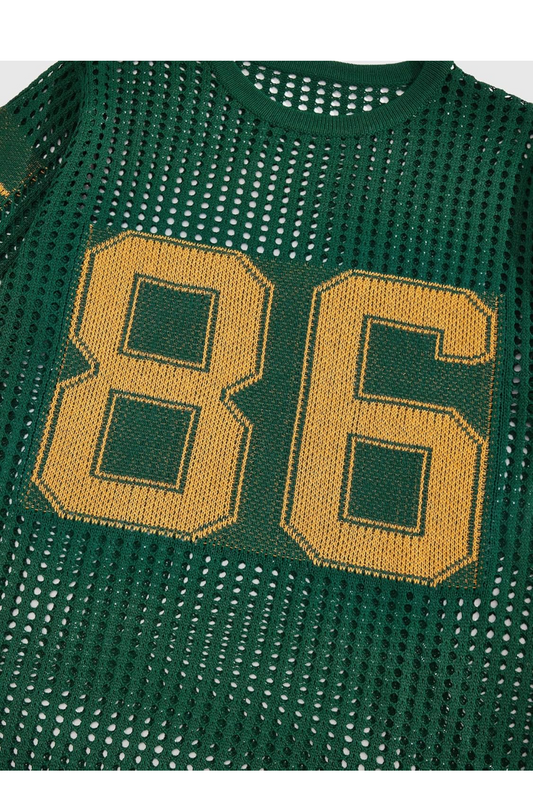 Baggy Crochet Short Sleeve Top