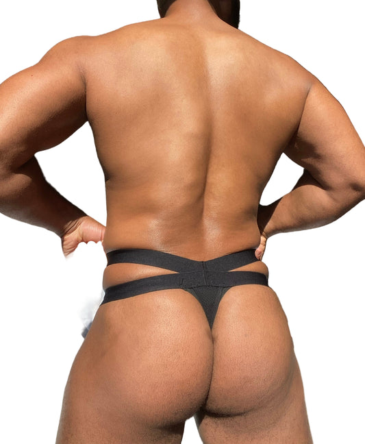 2 Strap Mesh Thong