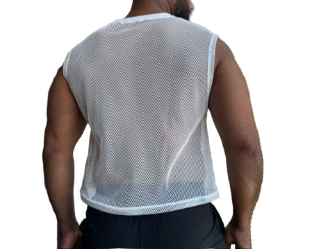 Sleeveless Mesh Tank