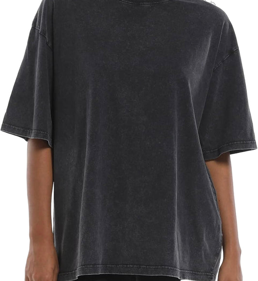 Oversized Acid Wash Tee