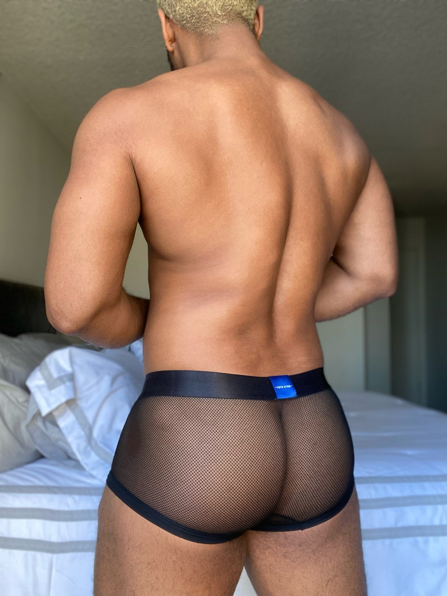 Black Mesh Boxers